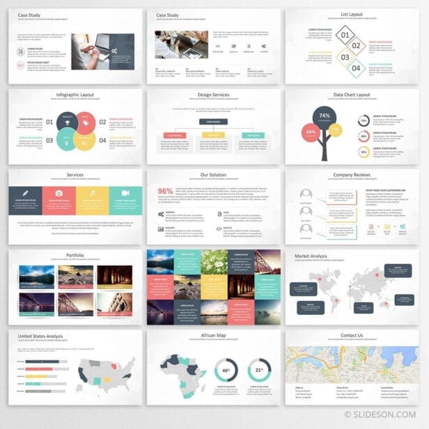 Company profile PowerPoint template
