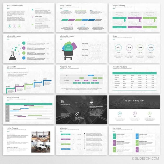 Portfolio PowerPoint Template - PPT to PDF Portfolio - Slideson
