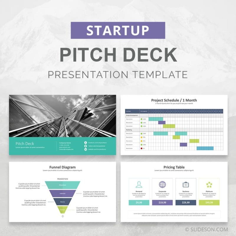 Startup Pitch Deck for PowerPoint