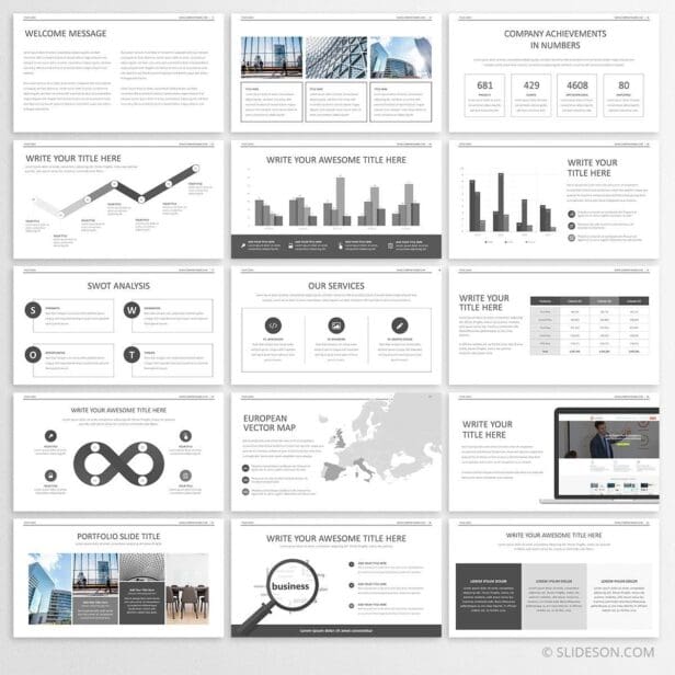 Minimalist PowerPoint template