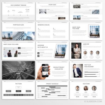 Minimalist PowerPoint Template - Minimal PowerPoint Template - Slideson