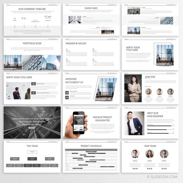 Minimal business presentation-3